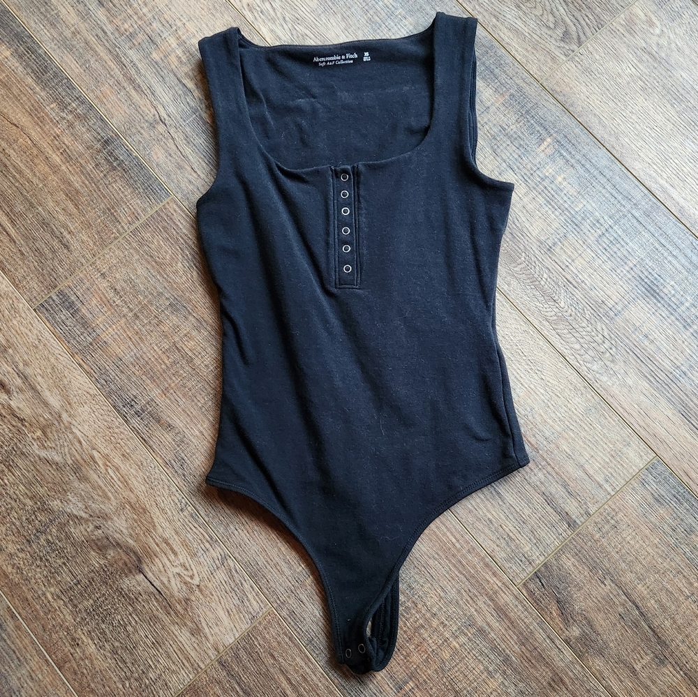 Abercrombie & Fitch Bodysuit In Black Size XS